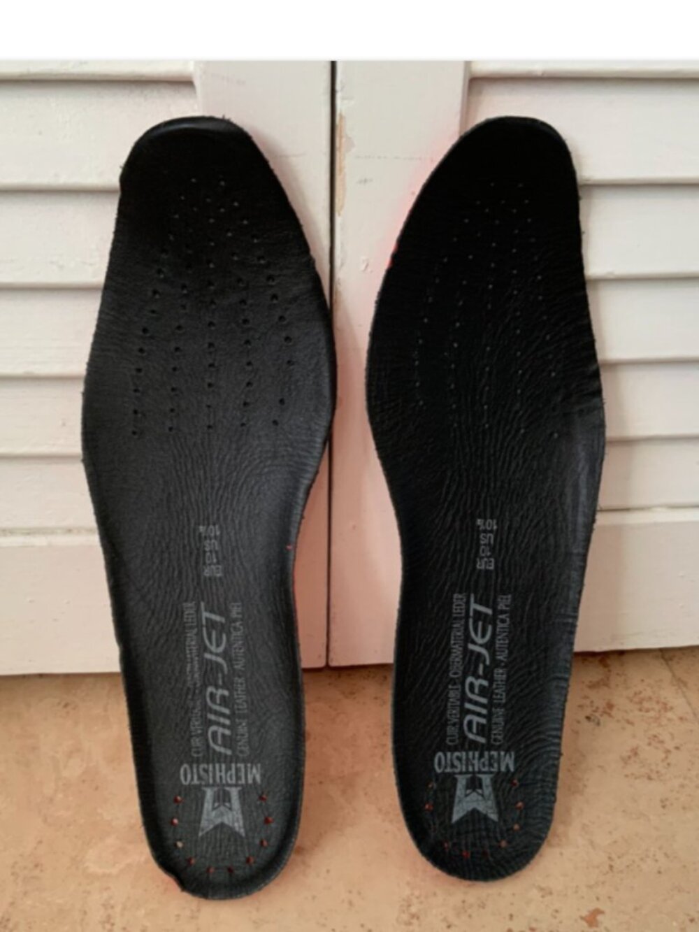 Mephisto Air-Jet Leather Insoles Soft Air Footbeds US 10.5 EUR 10 Replacement